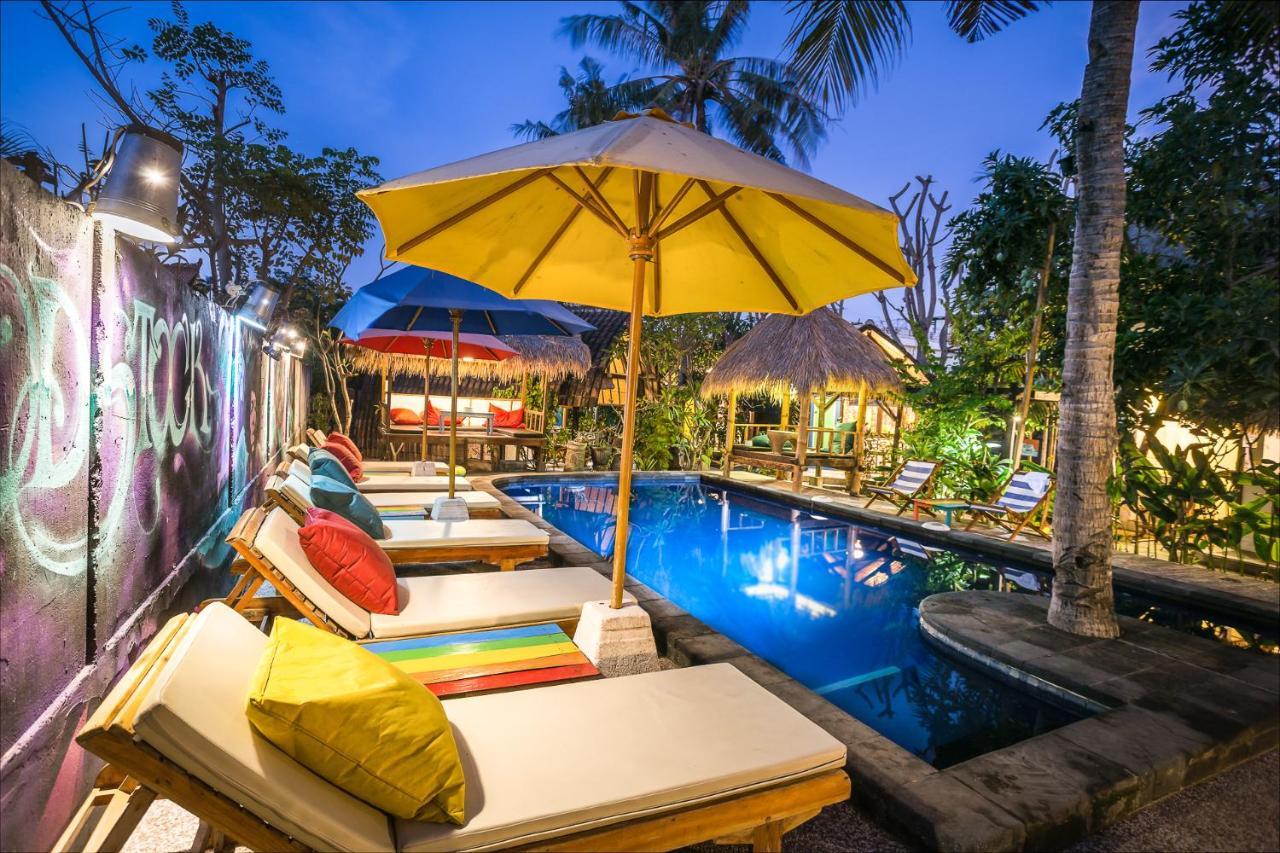 Woodstock Gili - Garden And Bungalows Hotel Gili Trawangan Exterior photo